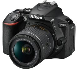 NIKON  D5600 DSLR Camera with 18-55 mm f/3.5-5.6 Standard Zoom Lens - Black